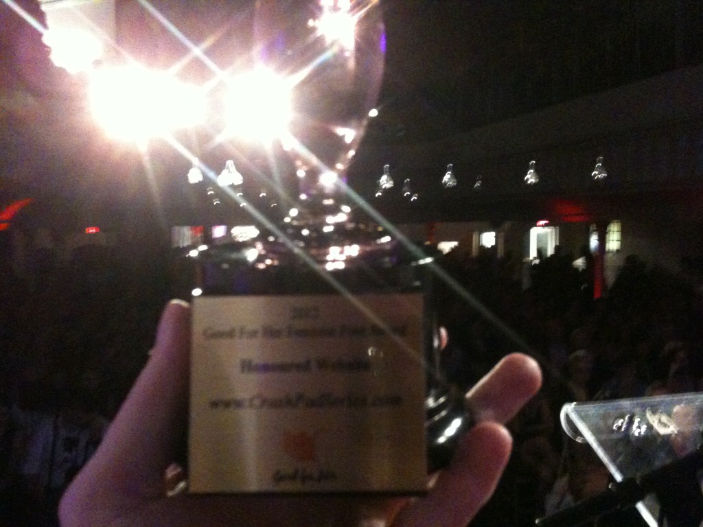 Congrats to all the models and crew, and members and supporters of @ShineLouise for @CrashPadSeries! #FPA2012