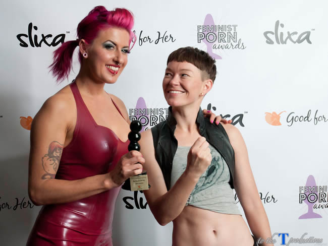 Jiz Lee and Zahra Stardust 2014 Feminist Porn Awards